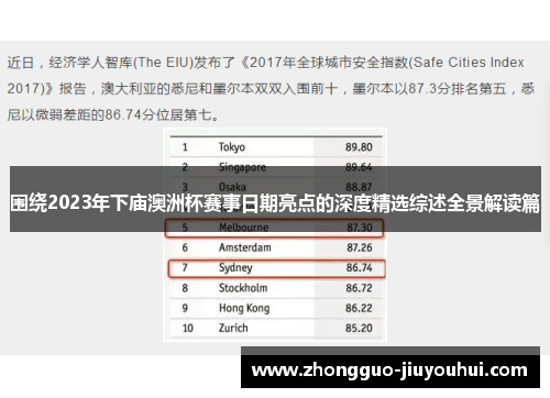 围绕2023年下庙澳洲杯赛事日期亮点的深度精选综述全景解读篇